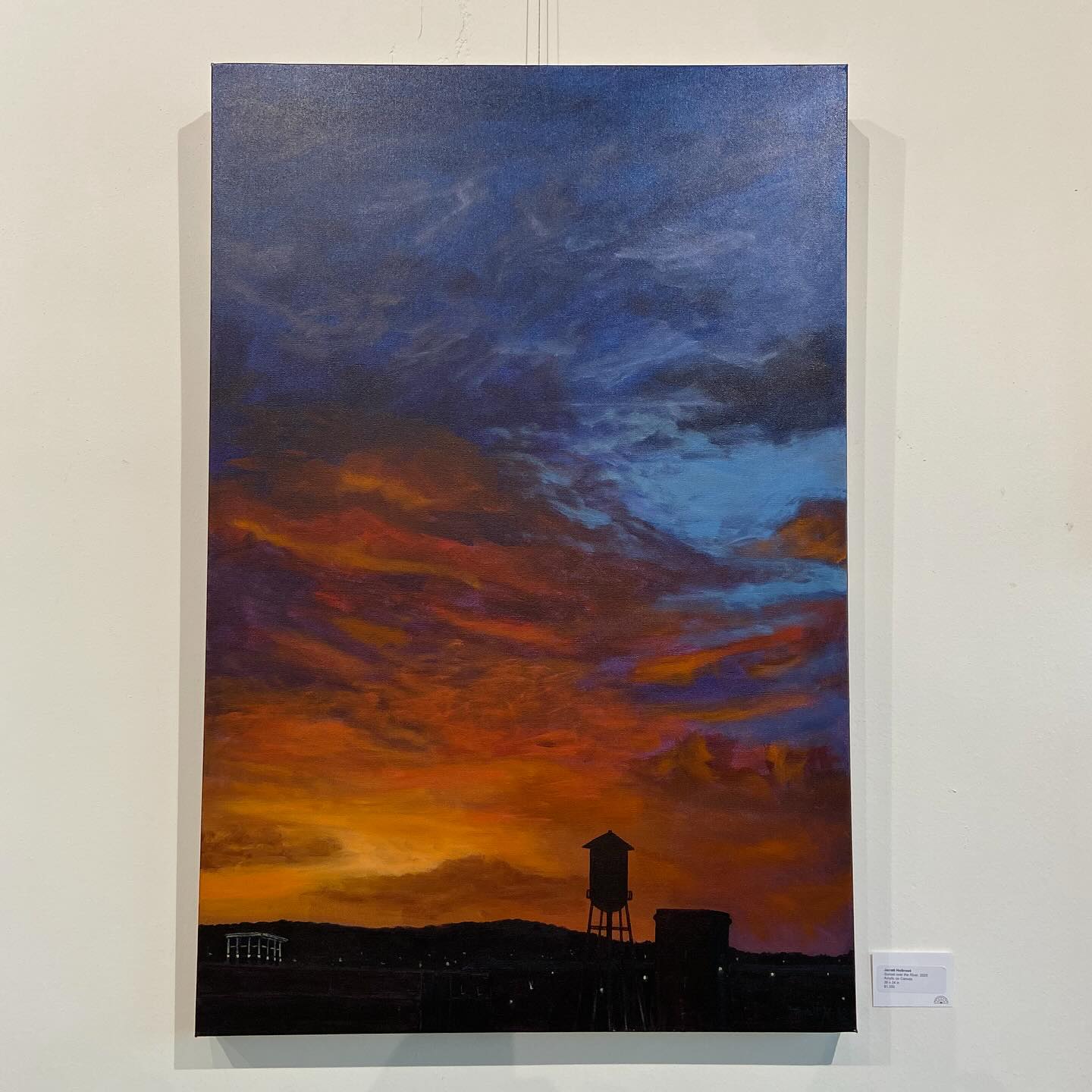 Big colorful sunset I did for the show Jubilee @highlandgalerie
Go check it out and see the wonderful work by all the artists from the gallery!