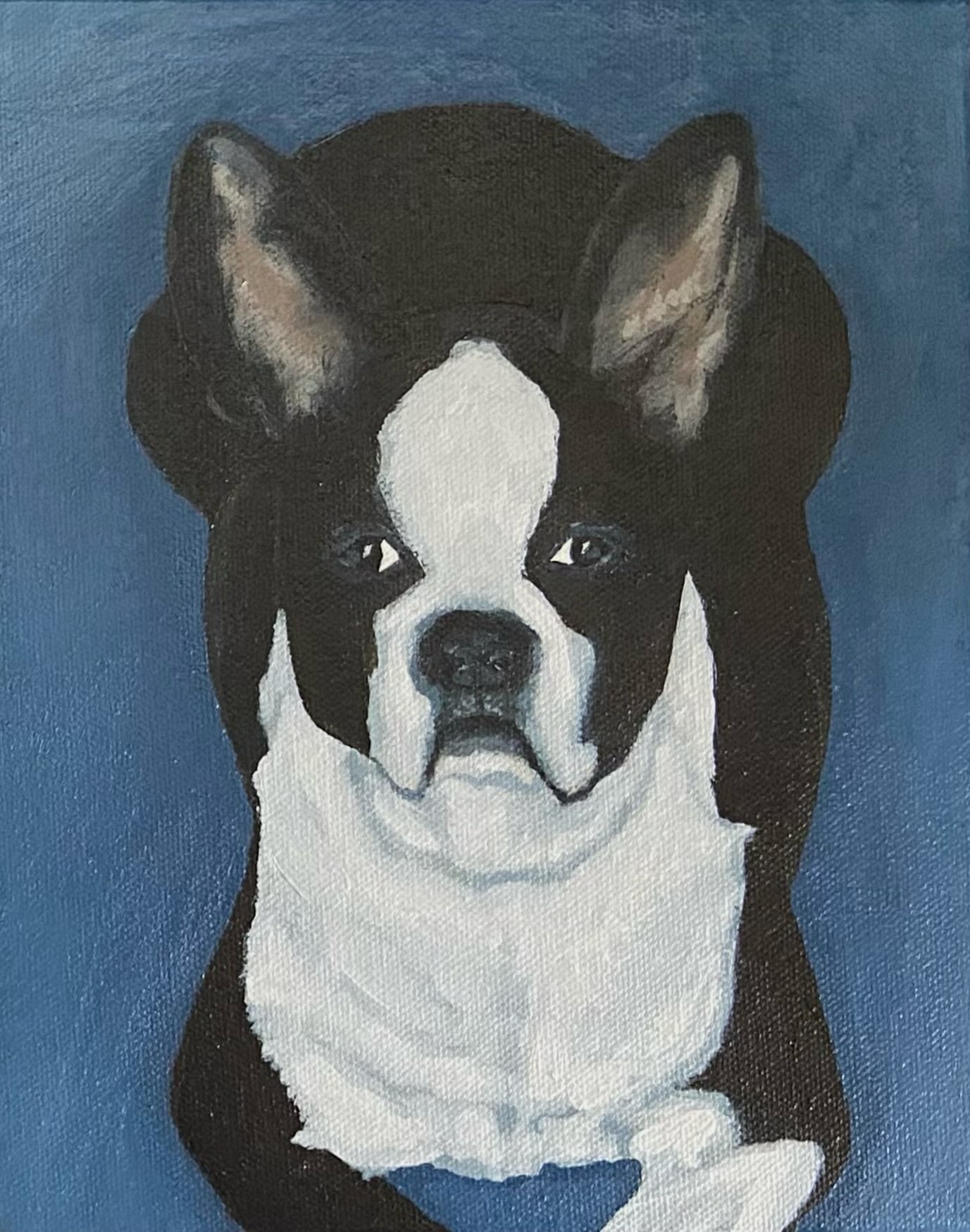 Painting 3/3 from a commission earlier this year! Didn’t get a great picture of this one but I’m just sharing anyway